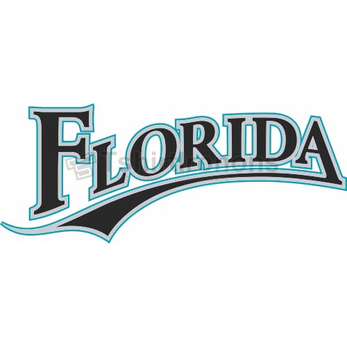 Miami Marlins T-shirts Iron On Transfers N1691 - Click Image to Close